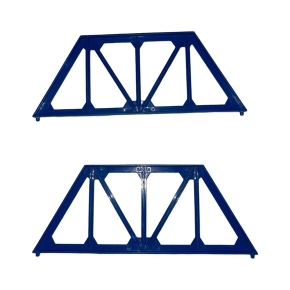 Thomas and Friends Blue Bridge Walls 2 Pieces 2009 Guilane Mattel Train Track - Picture 4 of 6